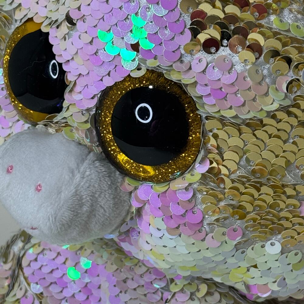 Ty Fantasia Unicorn Flippable Sequin Plush Backpack - Picture 5 of 9